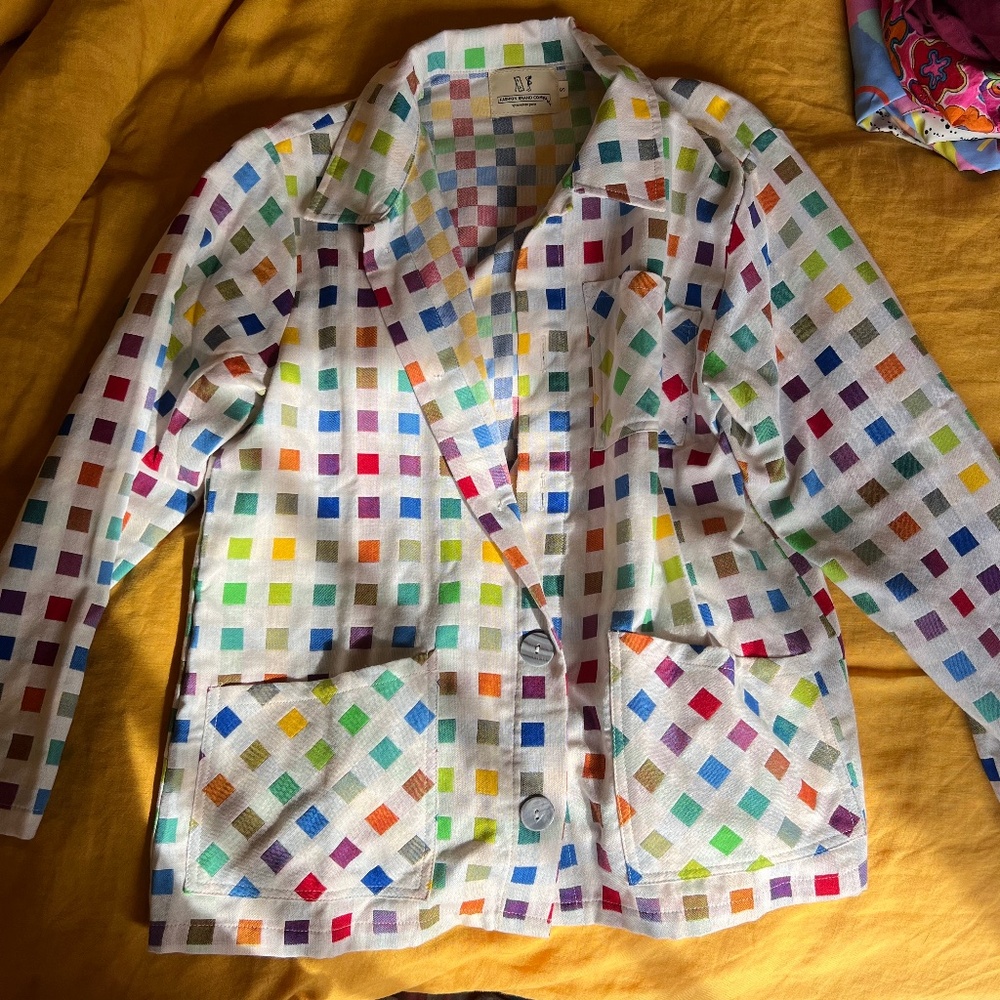 Fashion brand company Pantone print jacket size small